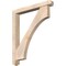 Ekena Millwork Westlake Arts and Crafts Smooth Bracket w/ Offset Brace, Douglas Fir, 5 1/2"W x 42"D x 48"H BKT0604X42X48WTL03SDF - alternate 1
